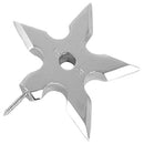 Coat Hooks Ninja Star Shape Stainless Steel Creative Wall Door Hook Clothes E1G7