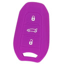 Silicone Car Key Case Cover Fit for AUDI Smart 3 Buttons Remote Key Fob