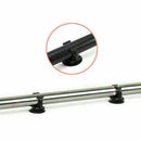 2Pcs Black Aquarium Cup Clip Sucker Tank Air Pump Heater Tubing Suction Hol Y8D3