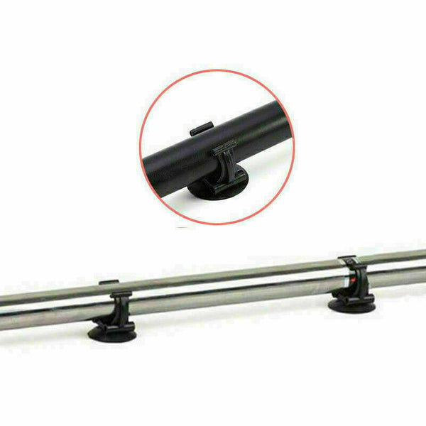 2Pcs Black Aquarium Cup Clip Sucker Tank Air Pump Heater Tubing Suction Hol Y8D3
