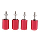 Premium 4pcs M3/M4 CPU Water Cooling Block Installation Mounting Screw Red