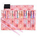 14Pcs/Set Aluminum Crochet Hooks Multicolor Mixed 2-10Mm Knitting Needles D