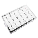 415pcs Mixed Car Fasteners Bumper Door Trim Panel Rivets Clips + Tool for Ford