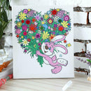 Colorful Animal Kids Child Handmade DIY Button Painting Craft Pictures Kits