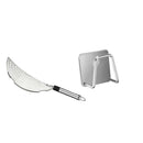 Kitchen Sponge Storage Shelf and Stainless Steel Pot Strainer with Handle