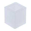 2x Silicone Square Round Pen Brush Holder Mold for Soap Pen Holder Craft DIY