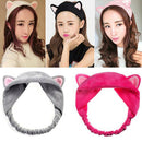 5pcs/pack Cute Cat Ear Hair Band For Women Wash Face Makeup Running Sport H X5W8