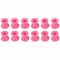 Hair Rollers X 24- Effortless - Heat Free - Hair Styling - Pink Silicone -