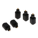 5xOptic Toslink Male to Mini 3.5mm Toslink Female Audio Connector