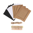 10pcs 4 inch Wall Hanging Photo Paper Frame Picture Display Modern Art Home