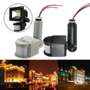 Outdoor 12VDC Automatic Infrared PIR Motion Sensor Switch for LED Light Gray