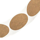 1Inch Kraft Stickers / 500 Labels Per Roll/Permanent Adhesive P1P7