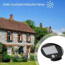 Infrared Motion Sensor LED Wall Lamp Outdoor Solar Rechargeable Porch Light