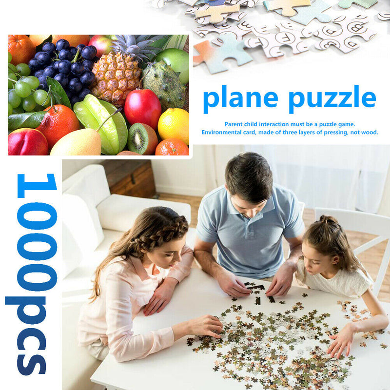 1000pcs DIY Jigsaw Paper Puzzle Pile of Fruits Educational Toys Room Decor