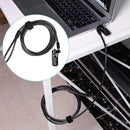 Laptop Notebook Combination Lock Security Cable 4 Digit Password Kits E5C1