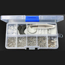 New Sunglasses Eye Glasses Repair Tool Screw Nose Pad Nut Optical Assortment Kit