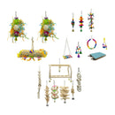 Set Of 18 Birds Parrots Stand Toys Birds Foraging