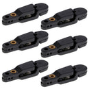 6x Offshore Fishing Planer Board Release Clip,Heavy Tension Line Clips Black