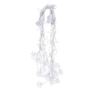96LED Snowflake String Lights Waterproof Room Holiday Fairy Lights EU Plug
