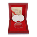 Wooden Coin Display Case Storage Box For 1 Coin of 40mm, with Coin Gaskets