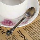 5 Pcs European Court Style Spoon Set Alloy Teaspoon for Coffee Tea Mixing Sugar