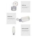 10pc 50ml Shower Lotion Hook Bottle With Silicone Funnel + Bag SetSEAU