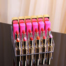 Clear 24 Makeup Lipstick Cosmetic Storage Display Stand Racks Holder Organizer U