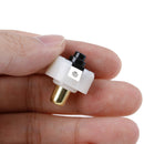 2 Pcs Diameter 20mm And 17mm LED Flashlight Push Button Switch ON/ OF OZ