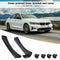 2pcs Right Side Inner Front Door Panel Pull Trim+Cover for  E90 E91 (Black)
