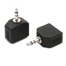 5Pcs 3.5mm to dual 2 RCA female male jack Y splitter audio adapter converter JR