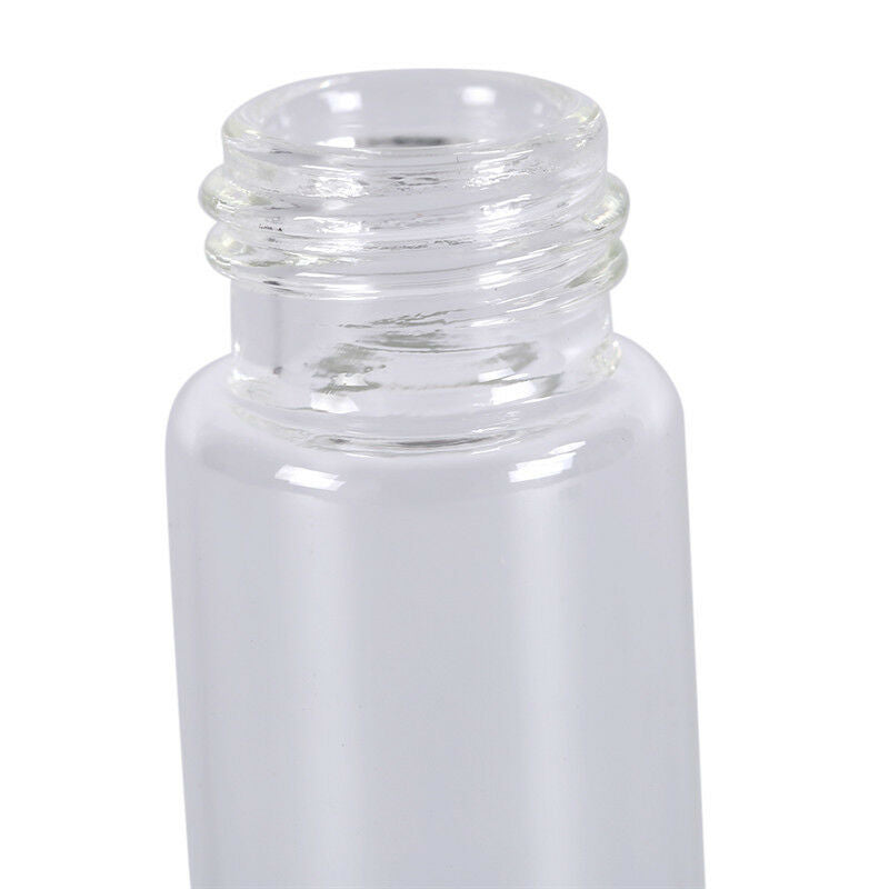 1pcs 20ml small lab glass vials bottles clear containers with black screw capSEA