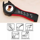 2pcs 8 Shaped Bottle Opener Multi-use Stainless Steel Manual Can Tin Opener