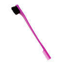 Edge Control Brush Eyelash Trimming Grooming Comb for Fly-aways Purple