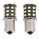 2Pcs White 1156 RV Trailer 33-SMD LED Interior Backup Light Turn Signal L-ME