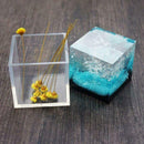 50mm Clear Square Jewelry DIY Silicone Making Mold Tool for Polymer Clay, C U8V8