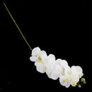 2Pcs Artificial 12 Head Orchid Phalaenopsis Flower Home Garden Decoration