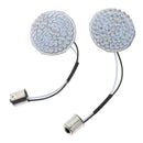2pcs New 2 Inch Motorcycle  LED Turning Light Panel Replacement Yellow