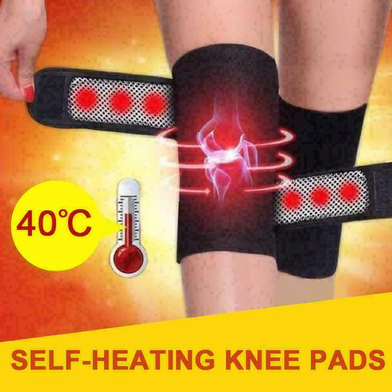 Self Heating Magnetic Knee Brace Pad Thermal Therapy Arthritis Protector D7 H3Y7