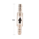 Stainless steel check valve for aquarium Co2 4/6mm tubing regulator diffuser BX