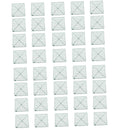 40Pcs Plastic Flower Panels Racks Flower Wall Bracket Floral Decorations DIY