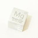 High Purity 99.99% Pure Magnesium Mg Carved Element Periodic Table 10 mm Cube