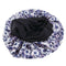 Women Floral Night Sleep Cap Hair Bonnet Hat Head Cover Turban Wrap Navy