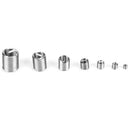 116Pcs Thread Inserts, Self Tapping Slotted Assortment Kit, M3/ M4/ M5/ M6/