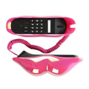 Vivid Marilyn Monroe Amaranth Glossy Sexy Lips Kiss Corded Telephone Phone D1I9