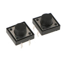 100pcs Tactile Push Button Momentary Switch 4 pin for   / Raspberry Pi