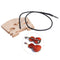 Violin Bridge With Internally Mounted Piezo Pickup For 4/4 Full Size Electr Y7L5