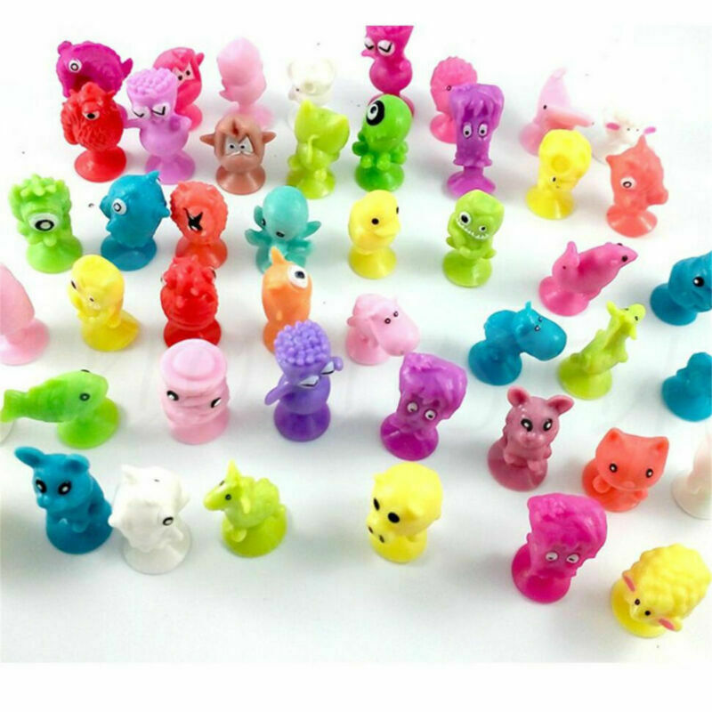 10X Mini Cartoon Animal Action Sucker Small Monster Toys for Kids Children Gift