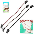 Universal Cap Retainer Clip Secure Hat Keeper Holder Cap Clips Hat Strap 24cm