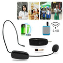 Upgrade 2.4G Wireless Microphone Speech Headset Megaphone Radio Loud Mic