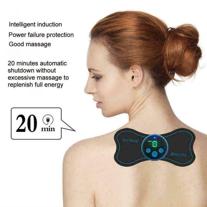 Mini Neck Massager Muscle Stimulator Back Pain Relief Massage Tool Cervical I8I9